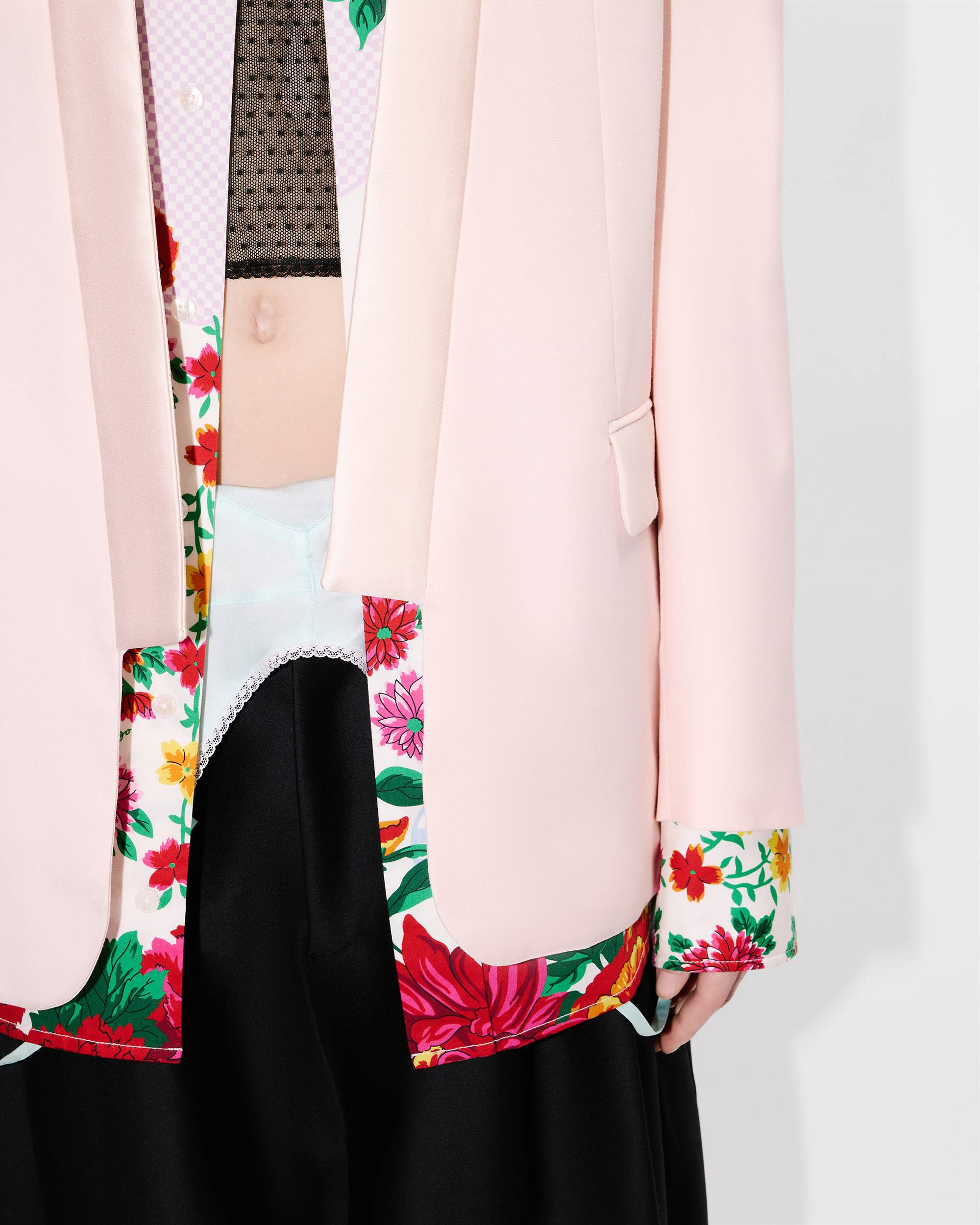 Kimono blazer in virgin wool - 7