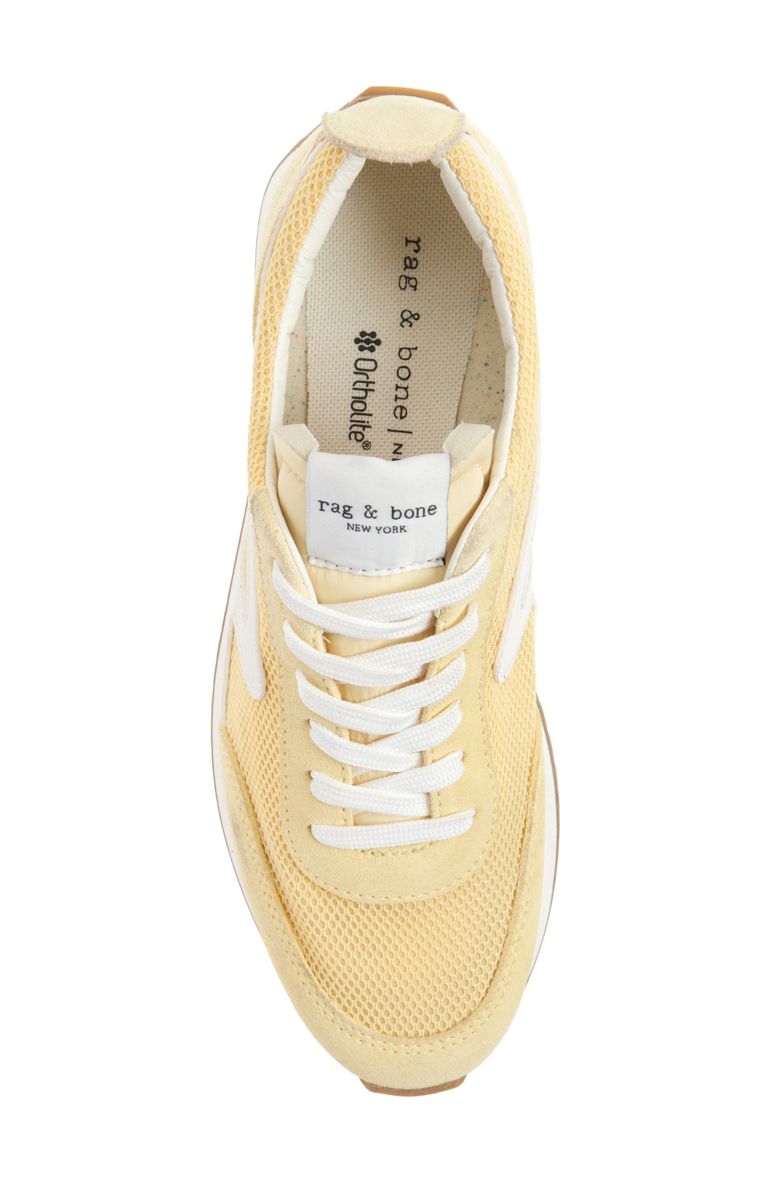 rag & bone Retro Runner Mesh Sneaker in Honey at Nordstrom - 4