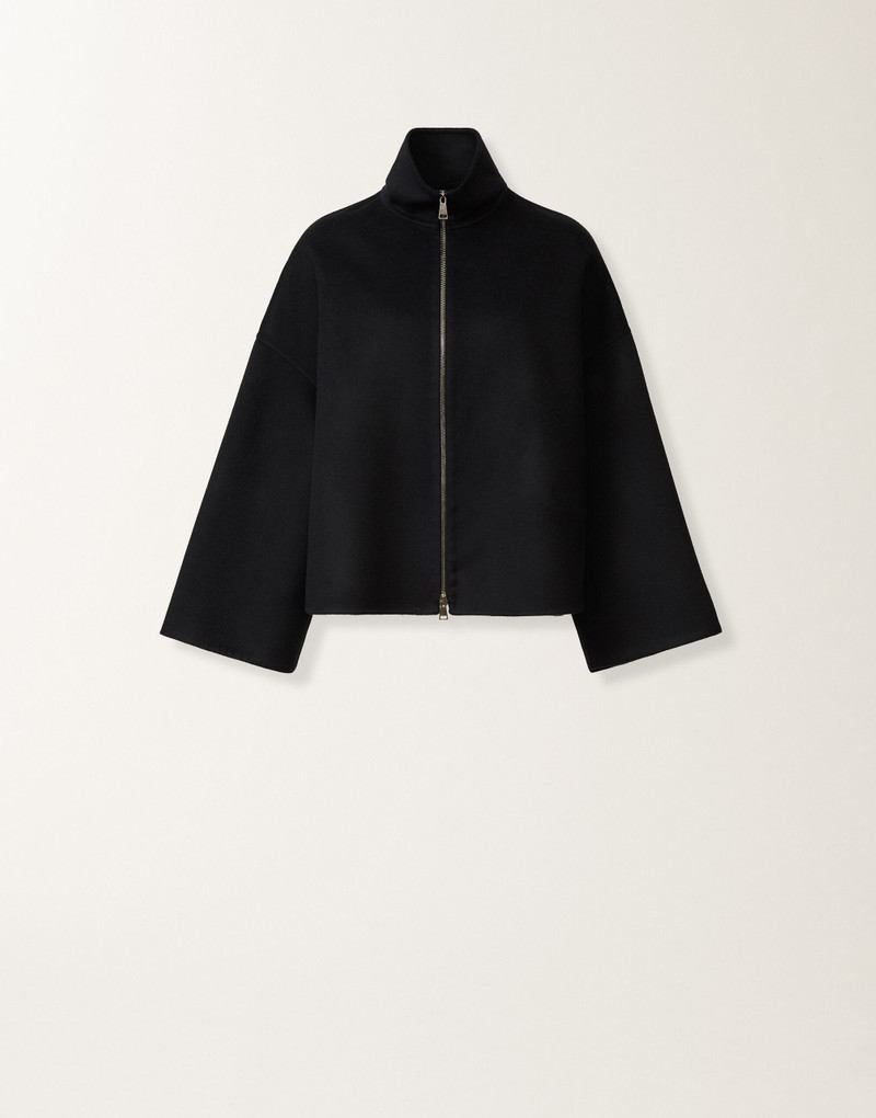 Boxy wool double coat 1