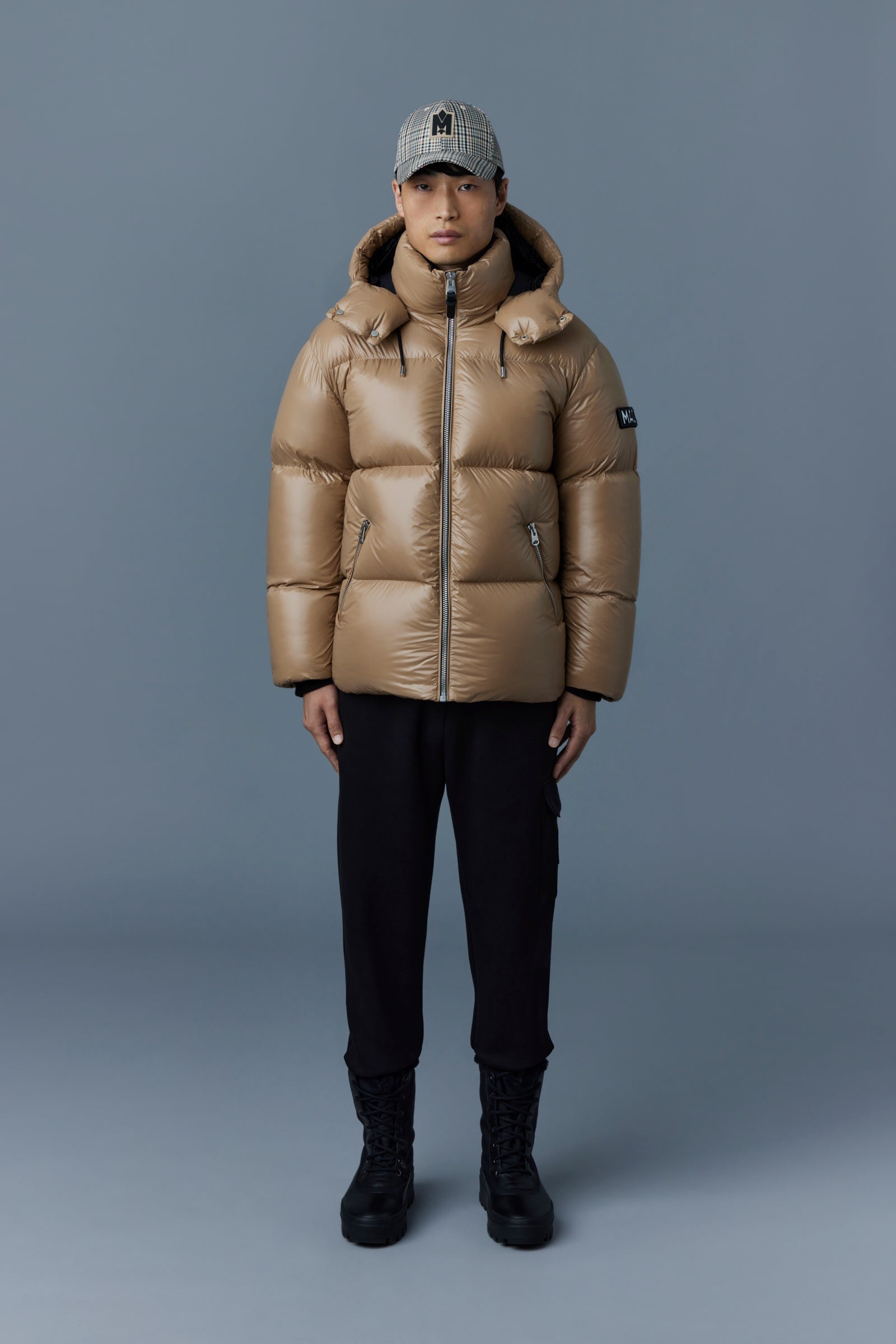 KENT-Z lustrous down jacket with hood - 2