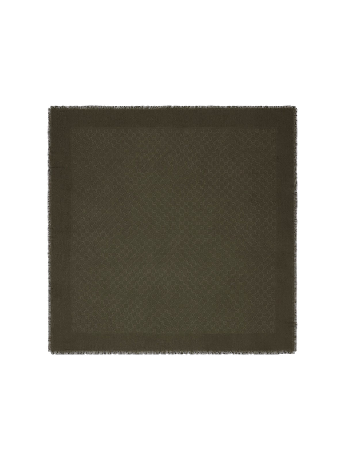 'GG' WOOL AND SILK SHAWL - 1