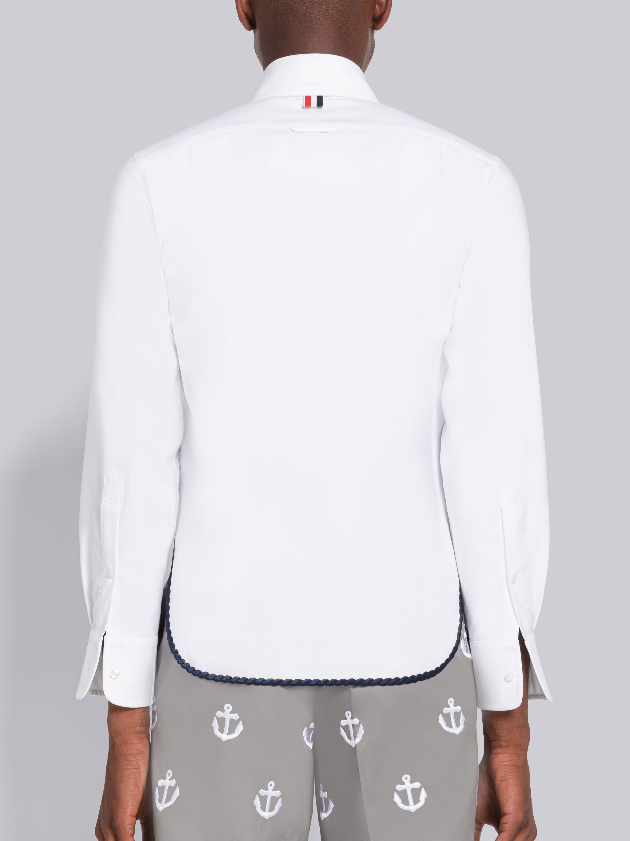 Rope and Anchor Round Collar Shirt - 3