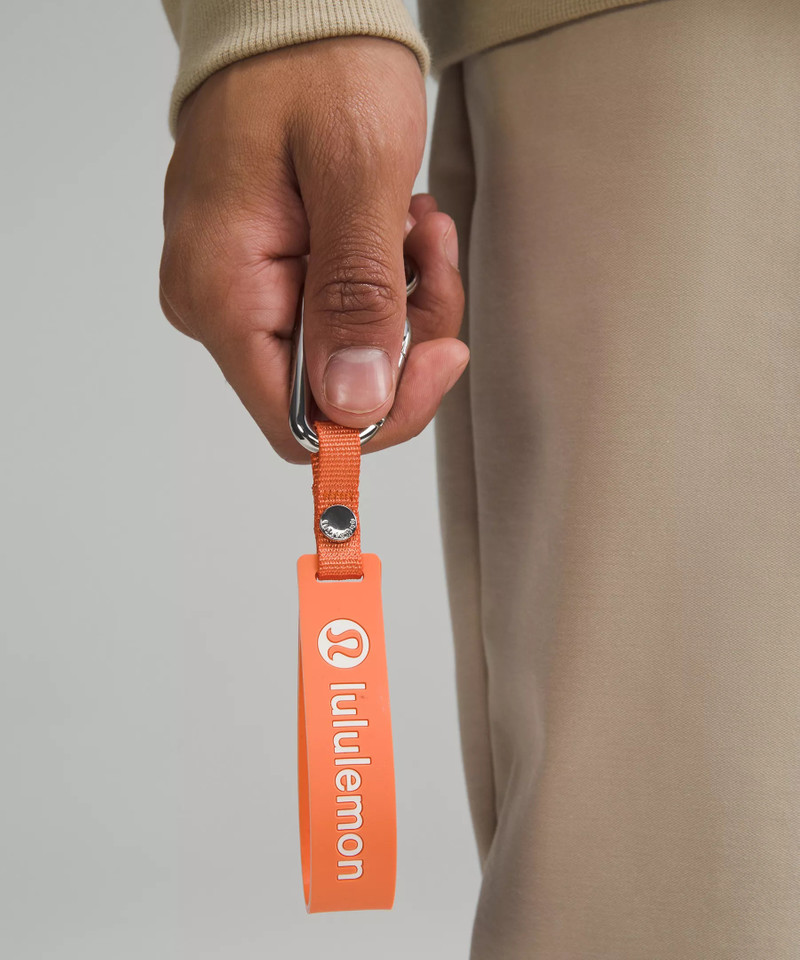 lululemon Silicone Keychain outlook