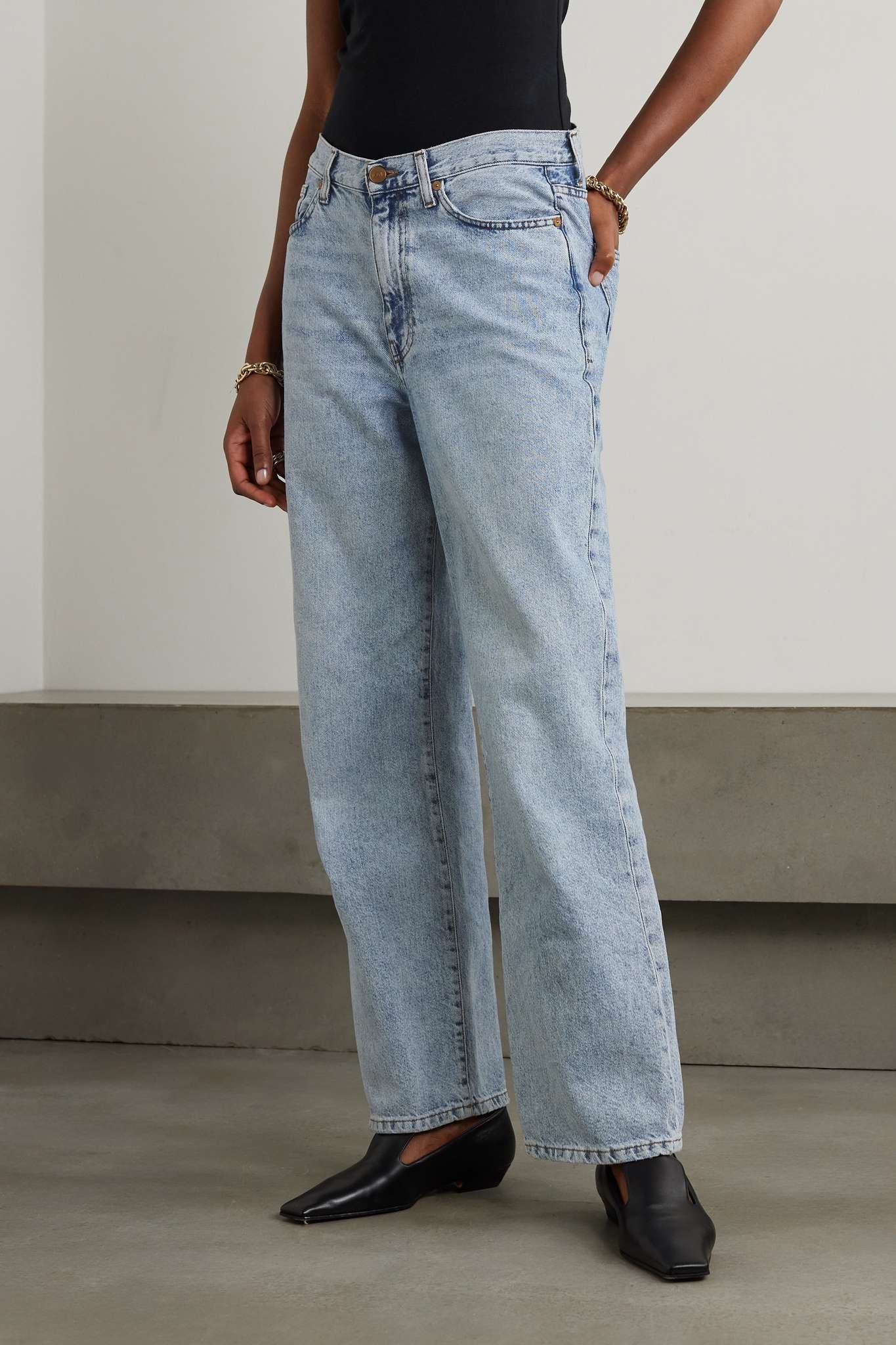 + NET SUSTAIN Sofie mid-rise wide-leg recycled jeans - 3