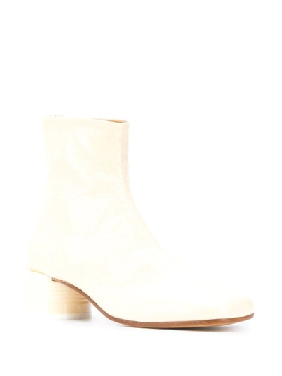 MM6 Maison Margiela block heel ankle boots outlook