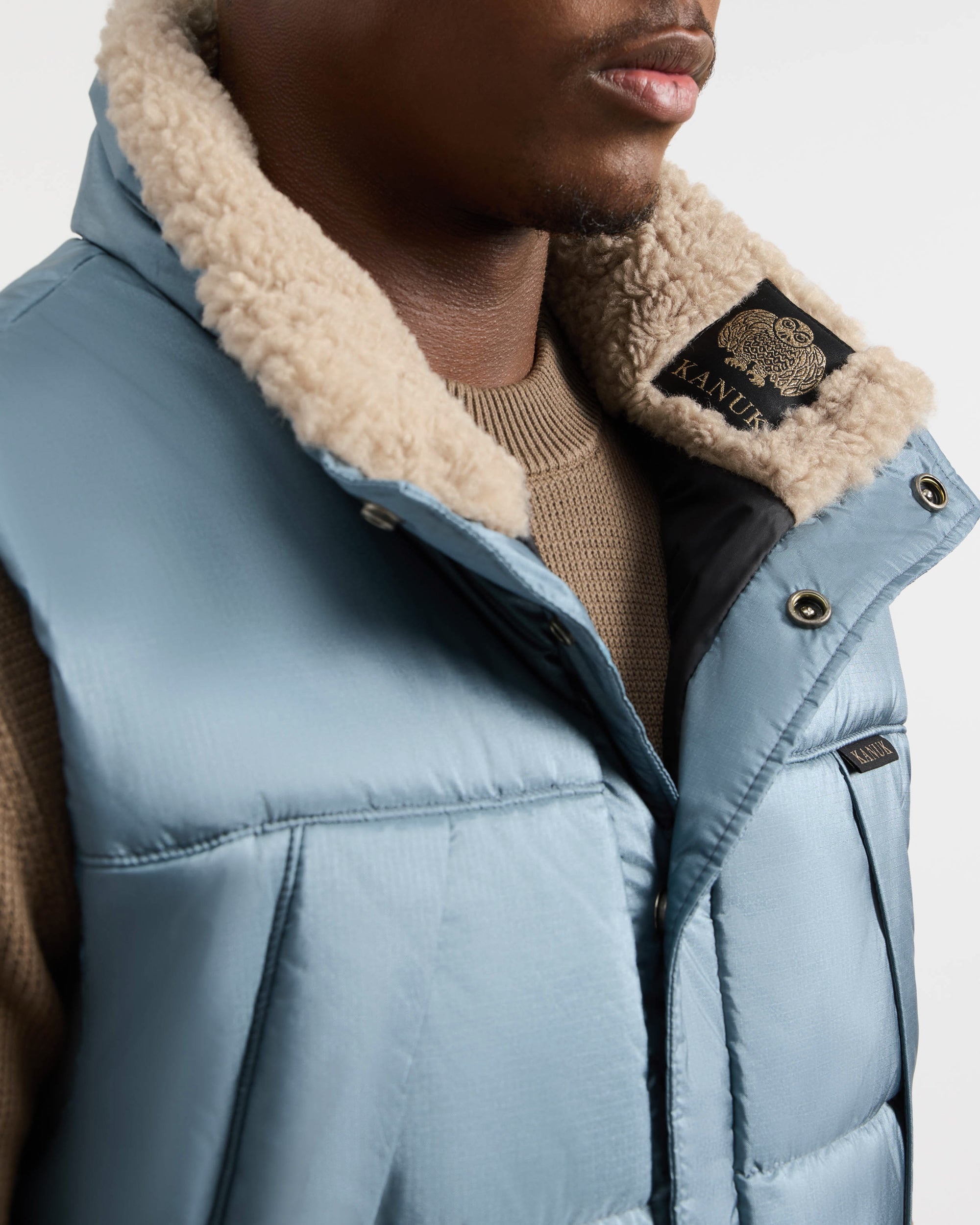 Douglas Vest - Steel Blue - 2