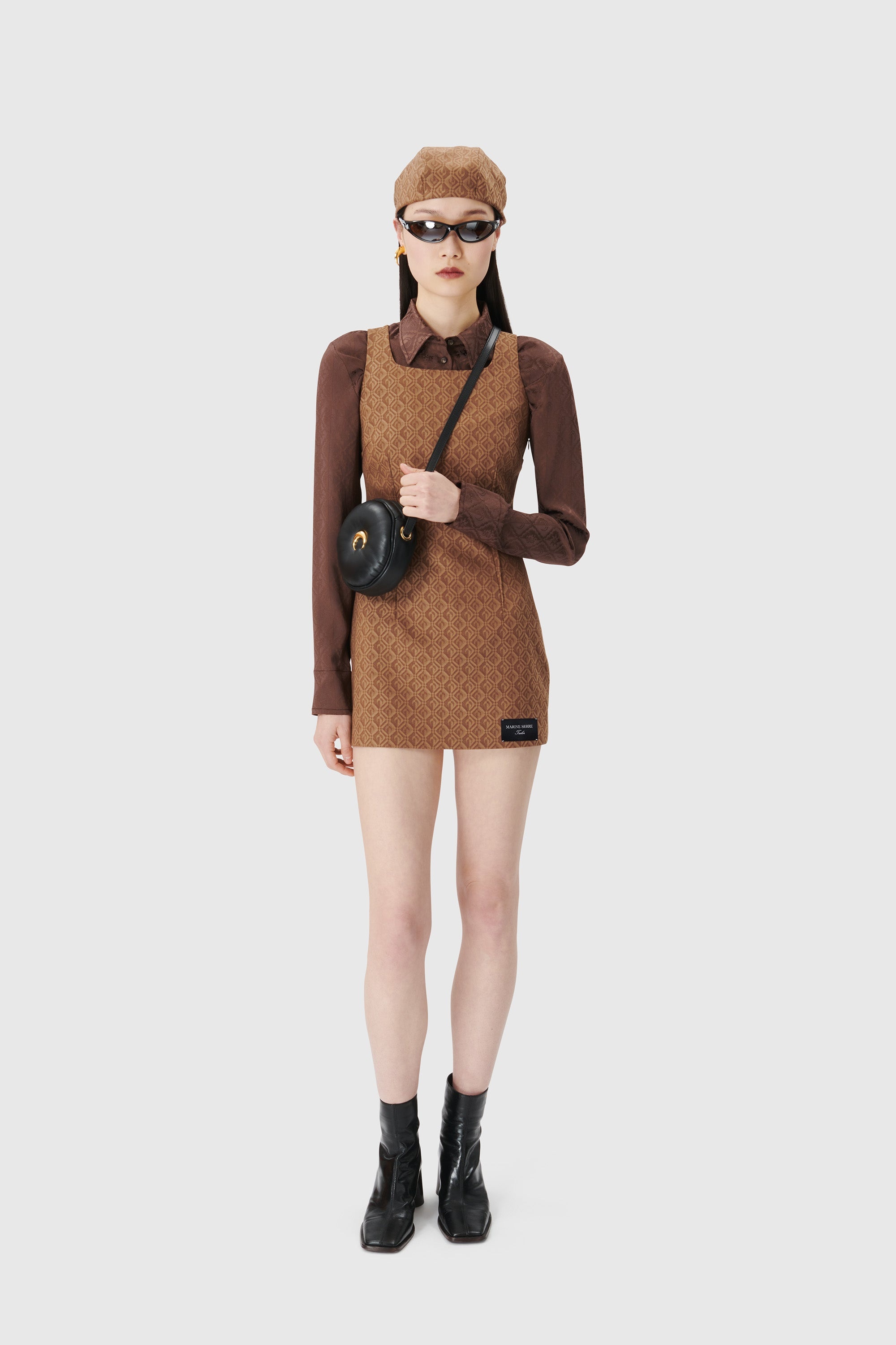 Regenerated Moon Diamant Tailoring Jacquard Beret - 3