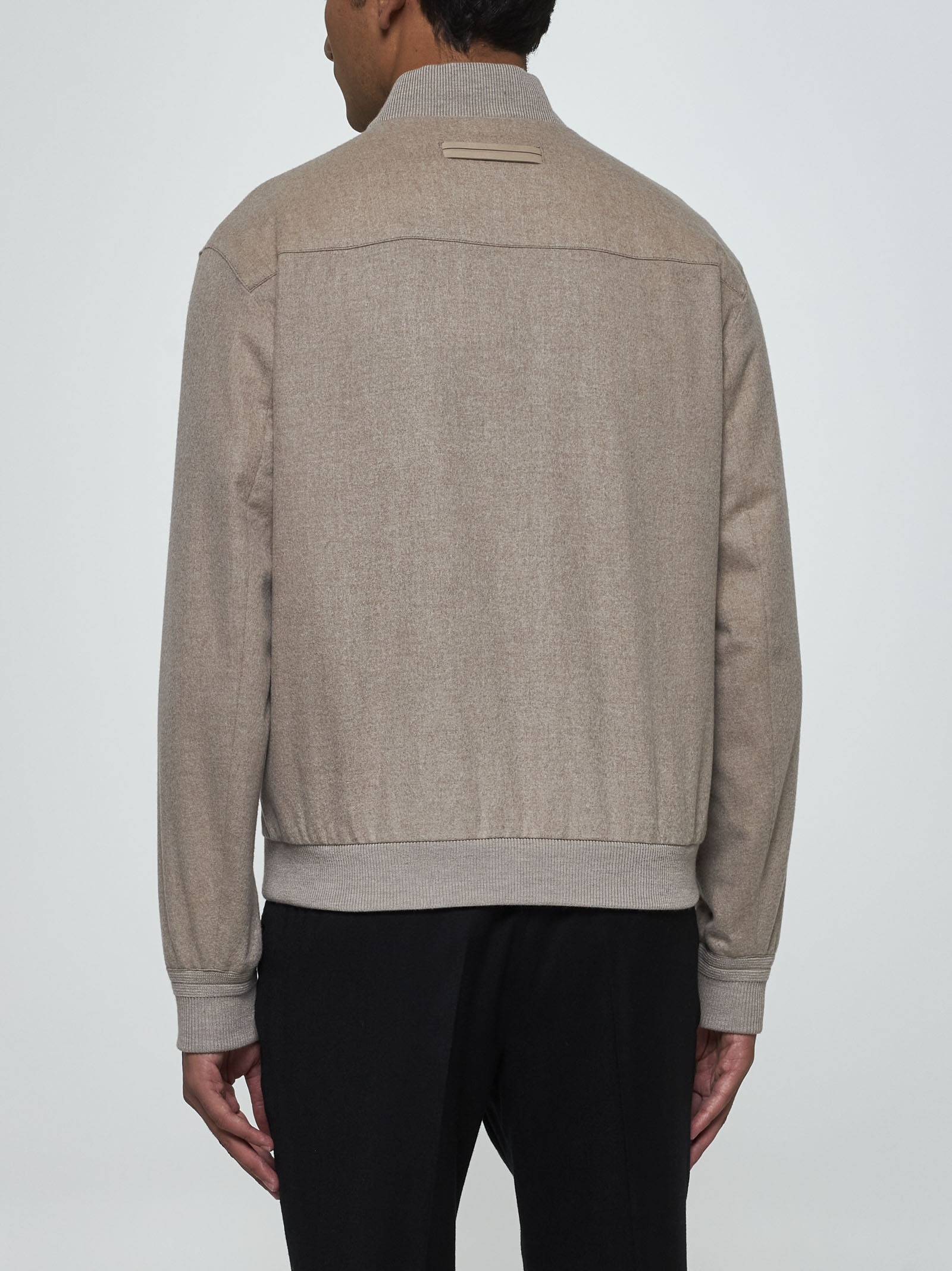 Cashmere bomber jacket - 4