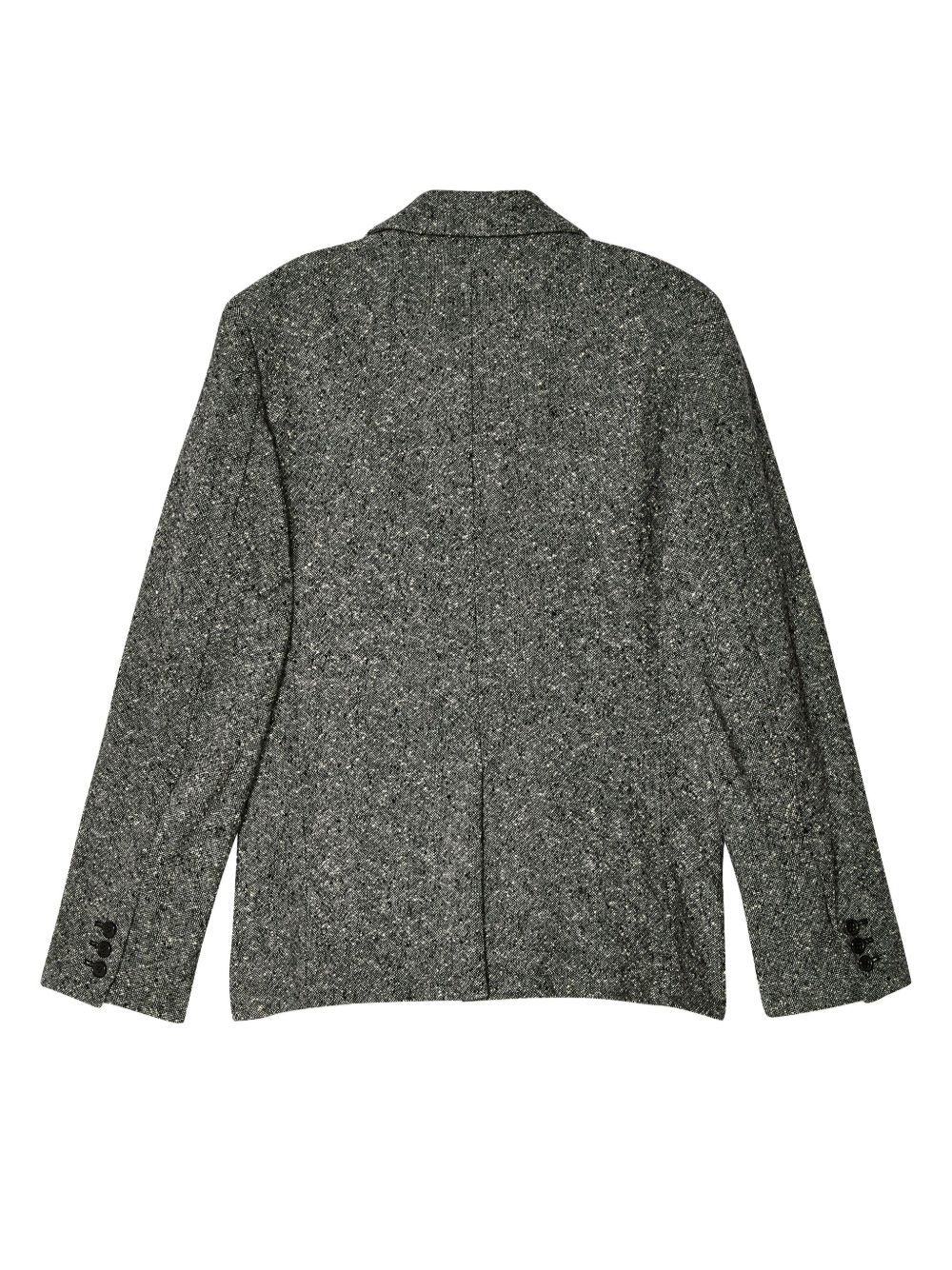 wool-blend blazer - 2