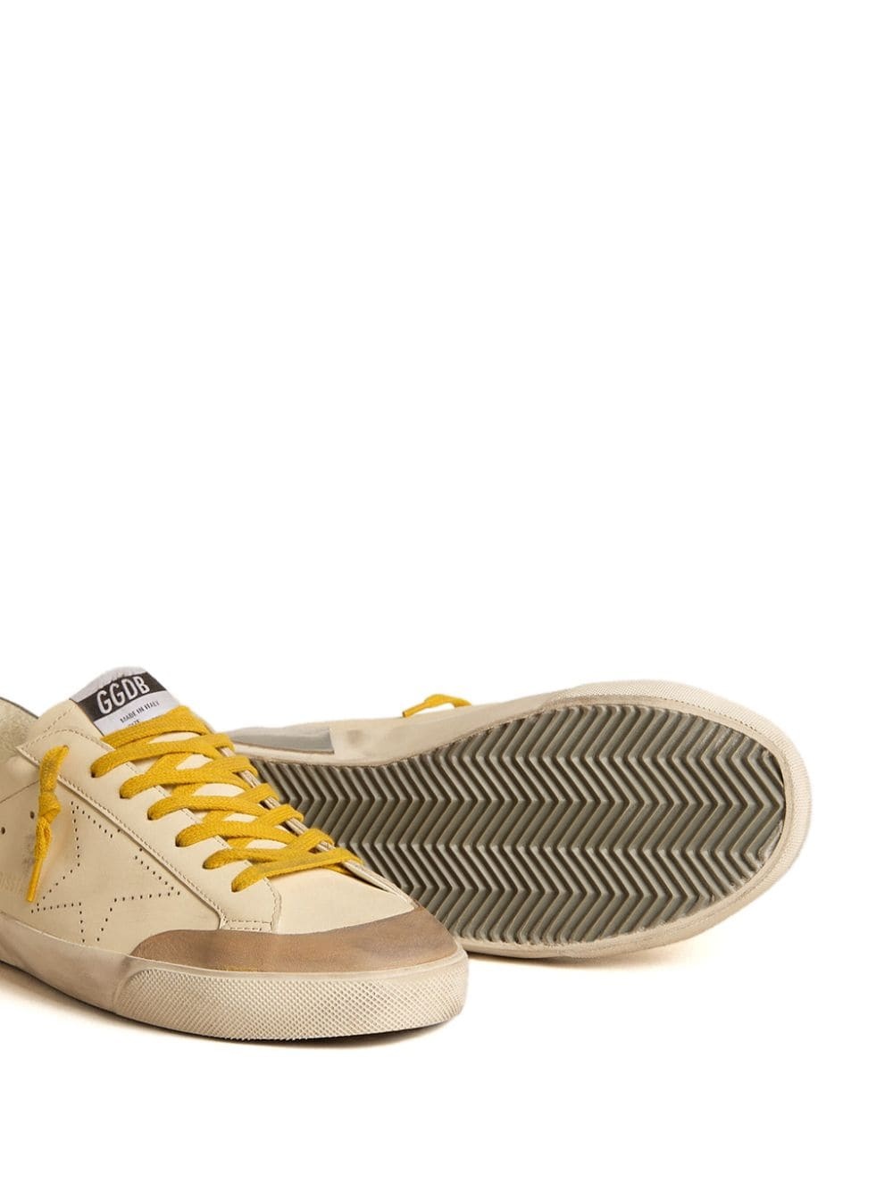 Super-Star Penstar perforated star leather sneakers - 2