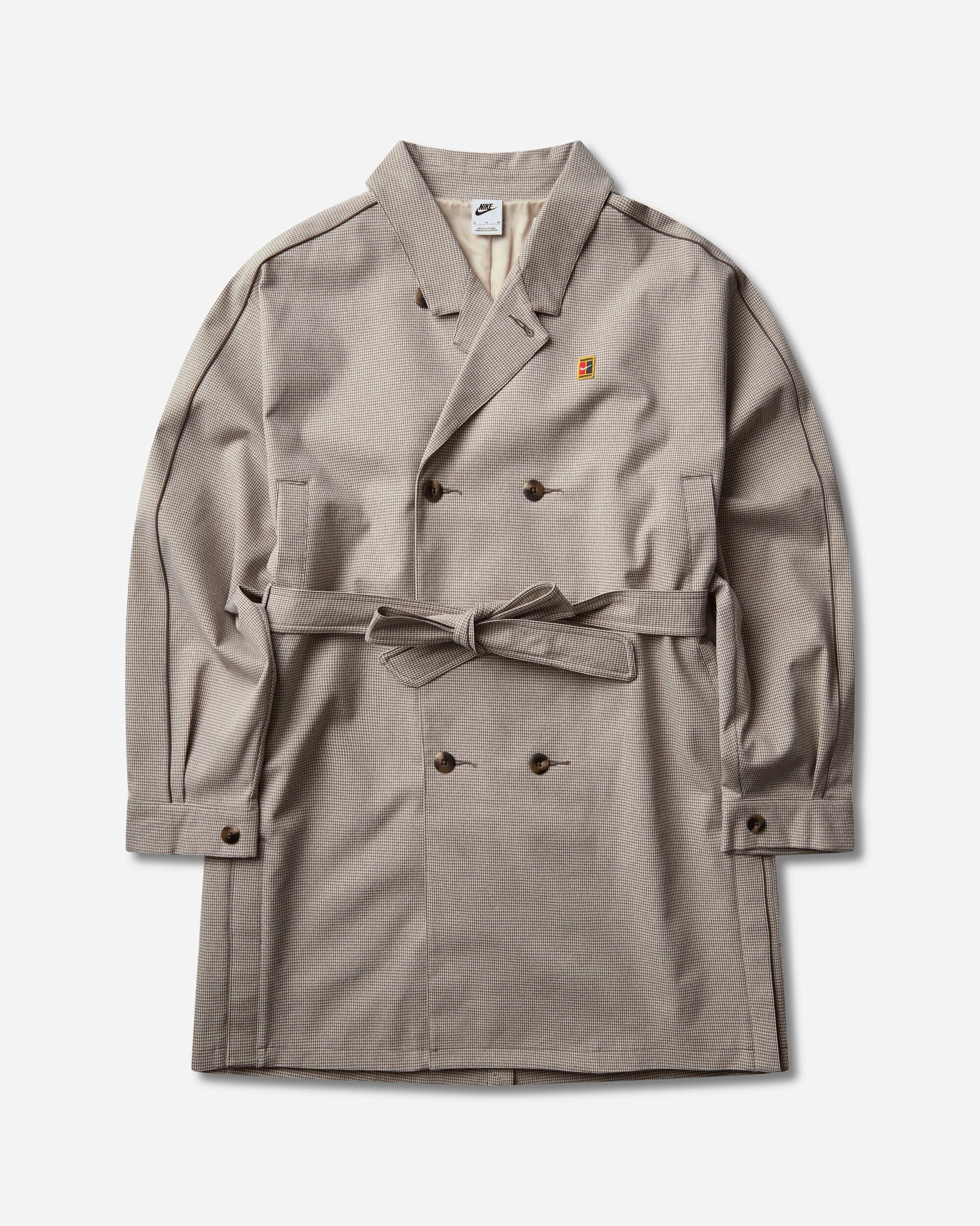 Men's Club Rules Trench Coat Mink Brown - 1