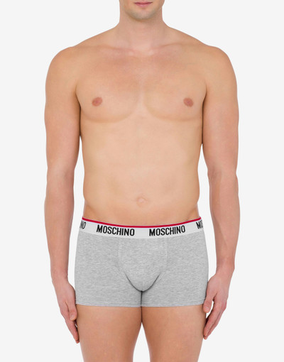 Moschino LOGO BAND SET OF 2 JERSEY STRETCH BOXERS outlook