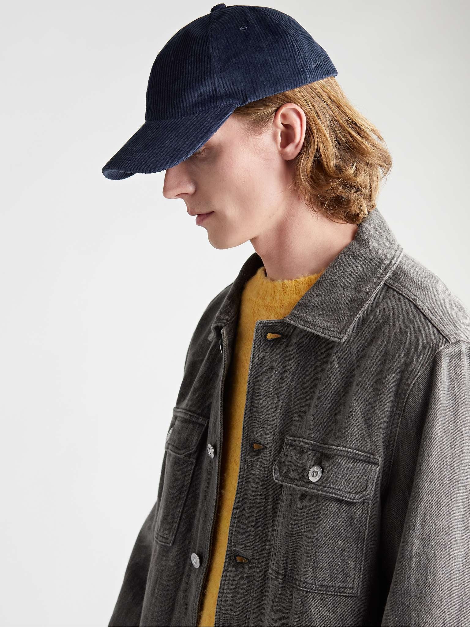 Cotton-Corduroy Baseball Cap - 2