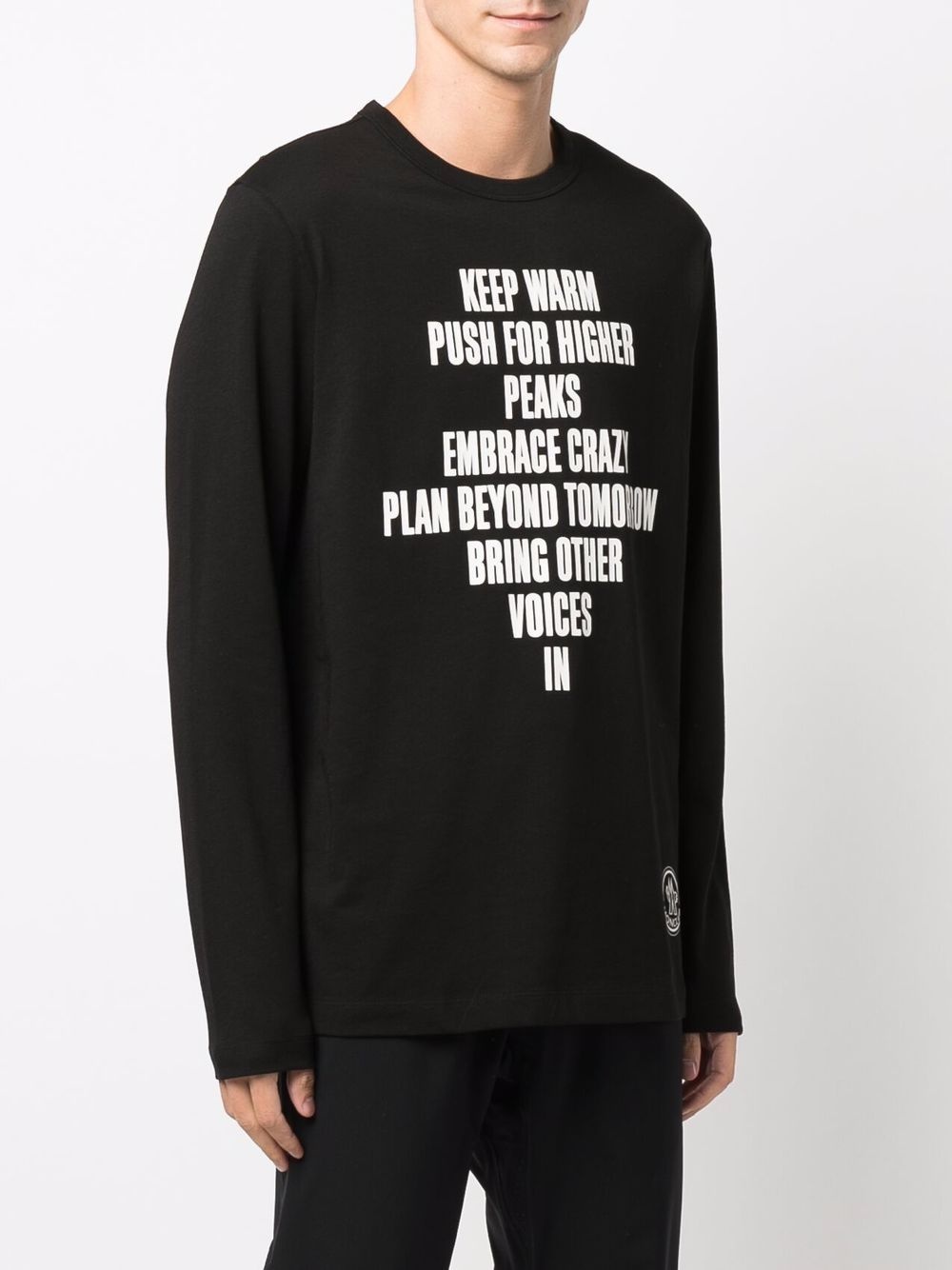 slogan-print sweatshirt - 3