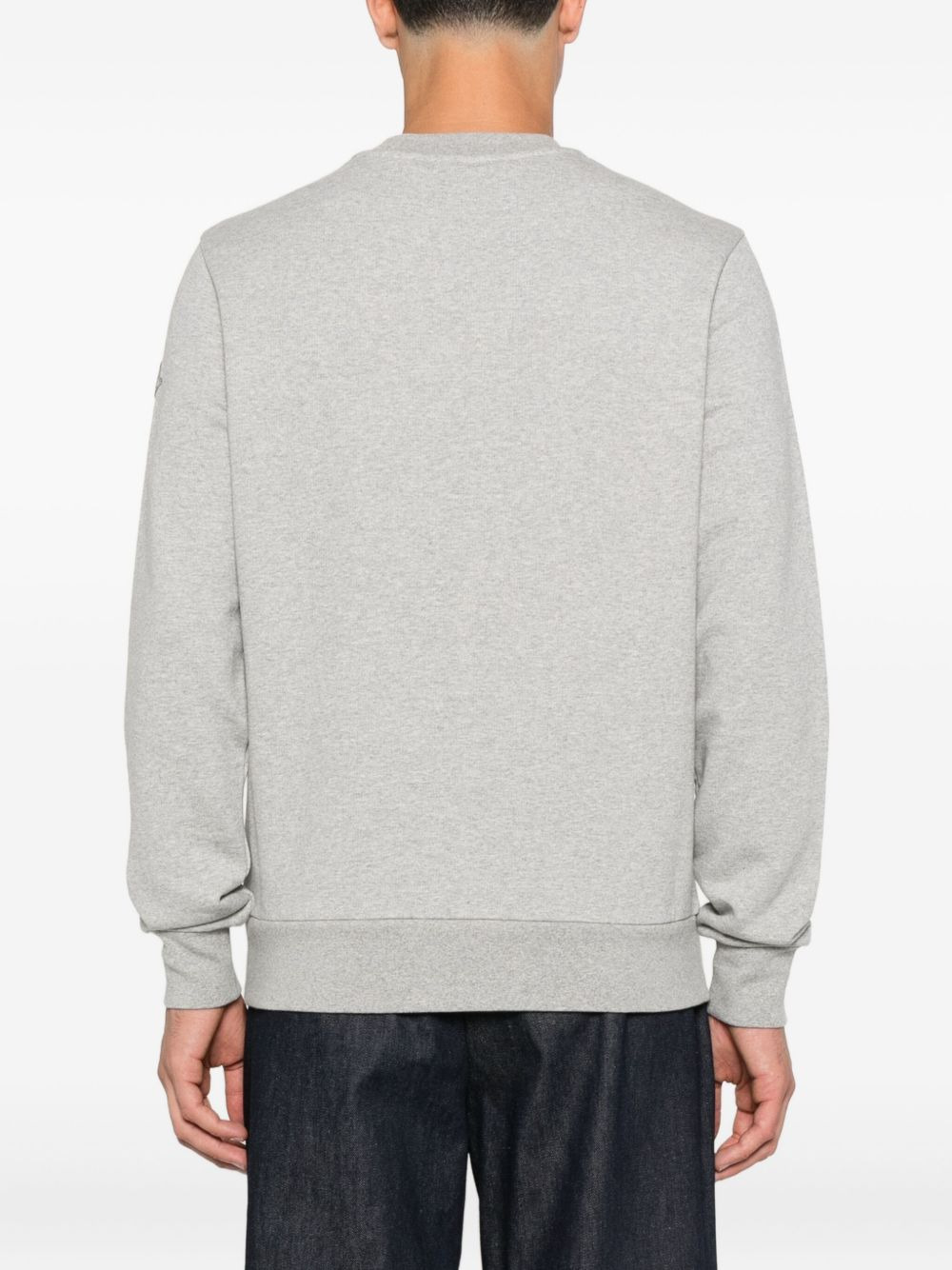embroidered-logo sweatshirt - 4