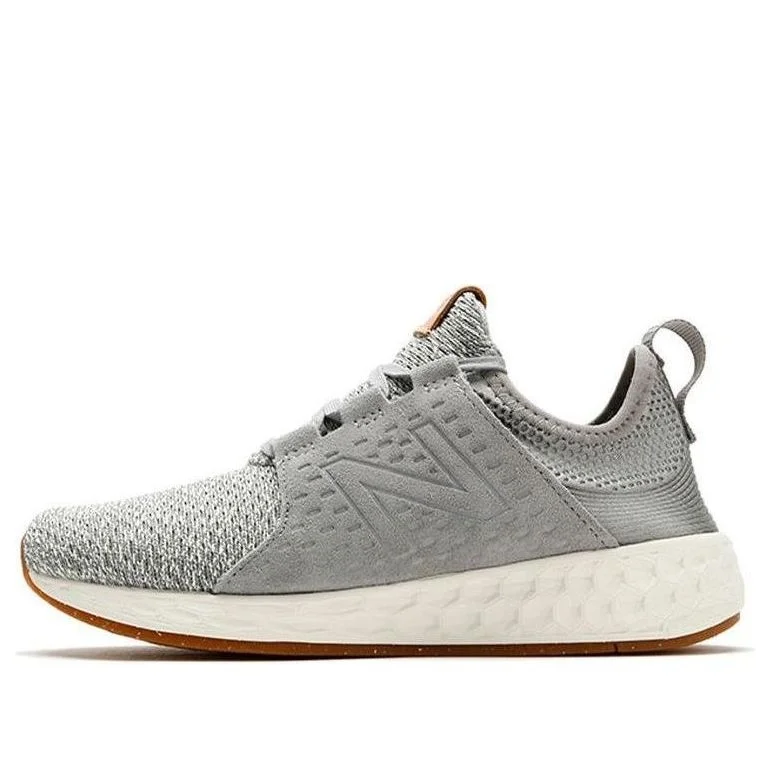 (WMNS) New Balance Fresh Foam Cruz 'Gray White Brown' WCRUZOG - 1