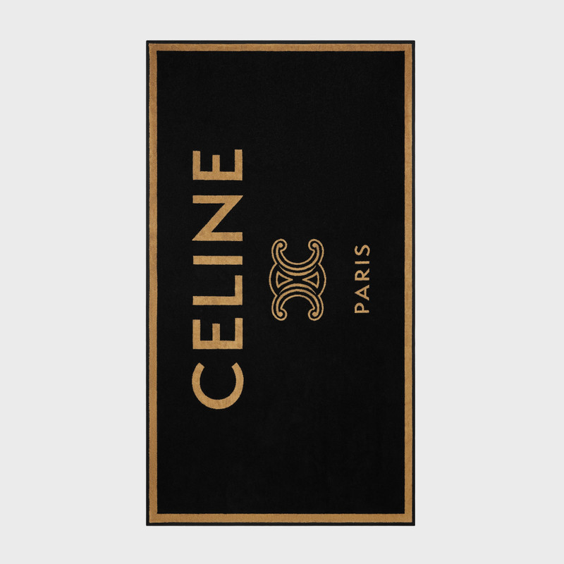 beach towel IN celine triomphe terry cotton 1