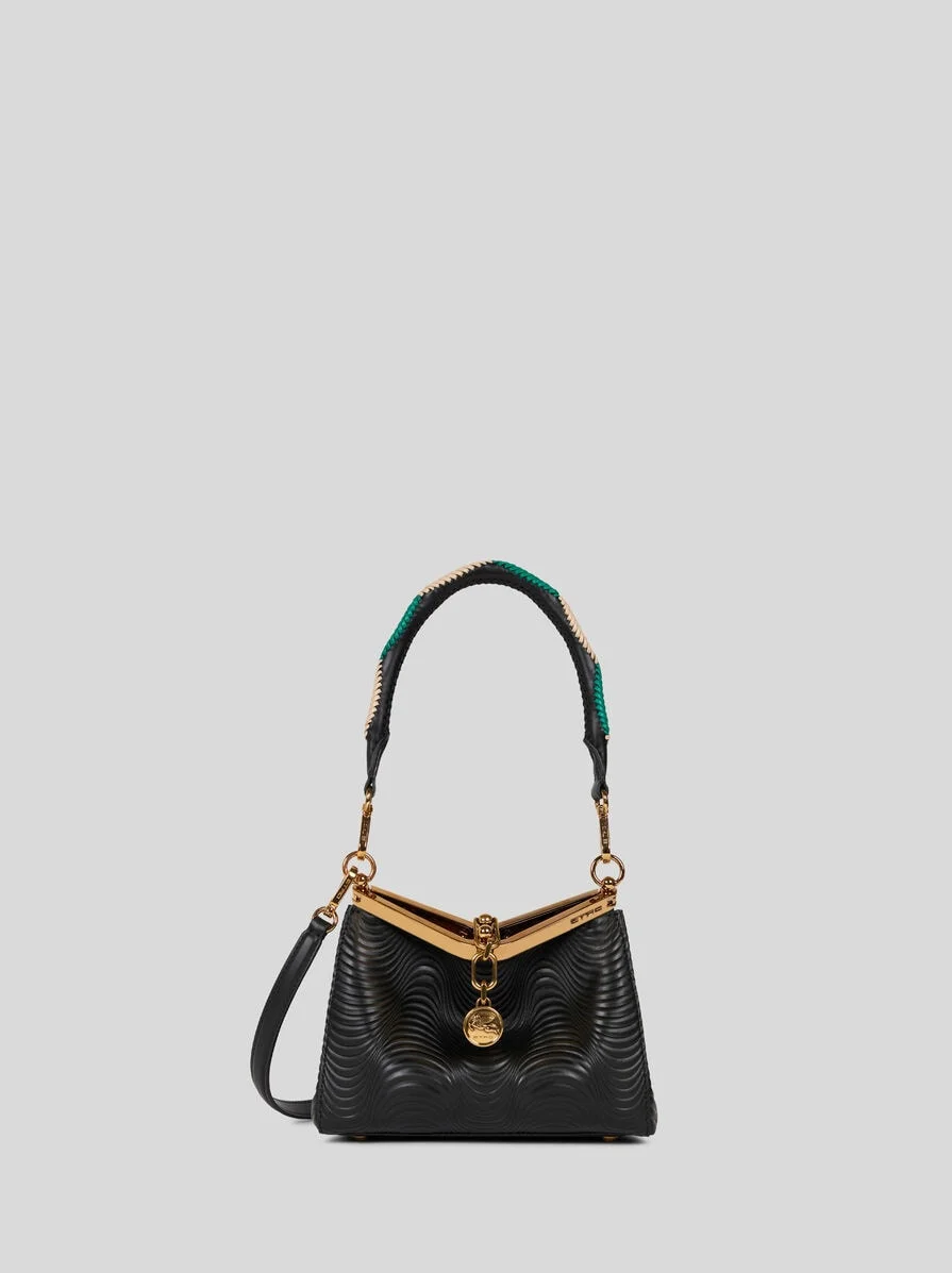 SMALL VELA BAG WITH WAVY MOTIF - 1