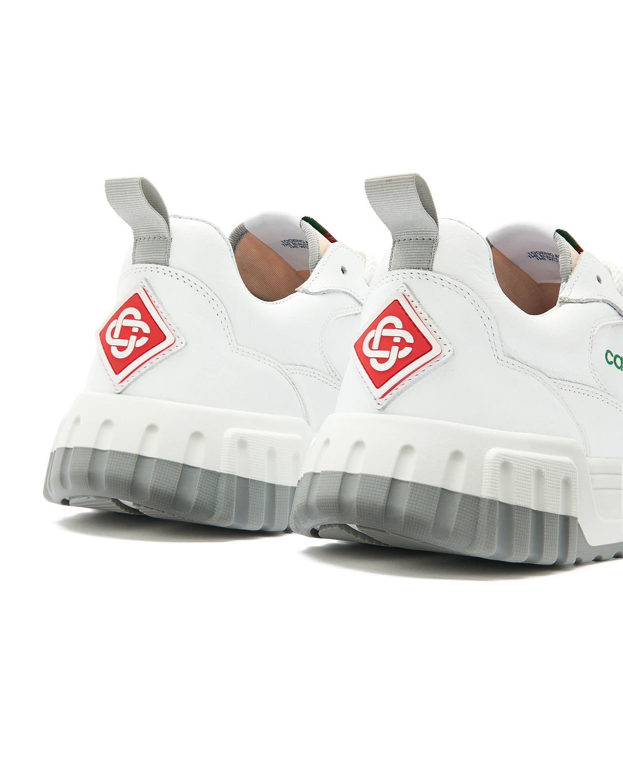 Mens Court White & Grey Sneaker | Casablanca Paris - 10