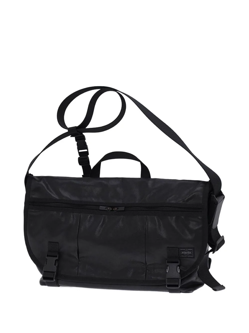 logo-patch messenger bag - 1