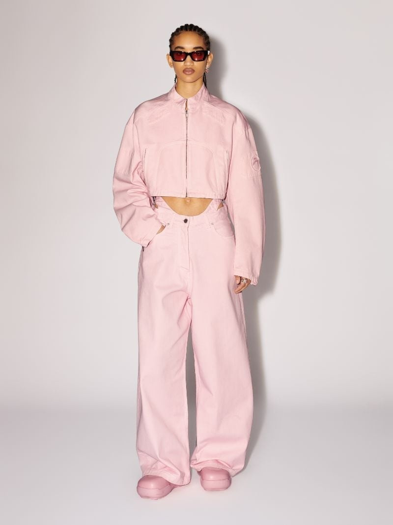 Ambush Cropped Biker Jacket outlook