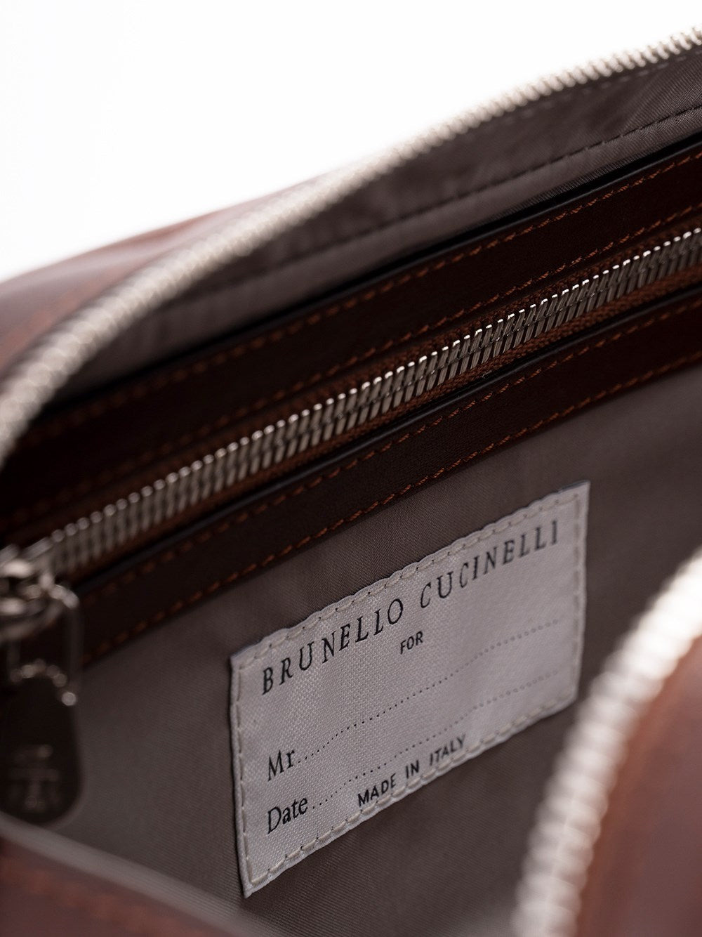 Brunello Cucinelli Men Beauty Case With Double Zipper - 6