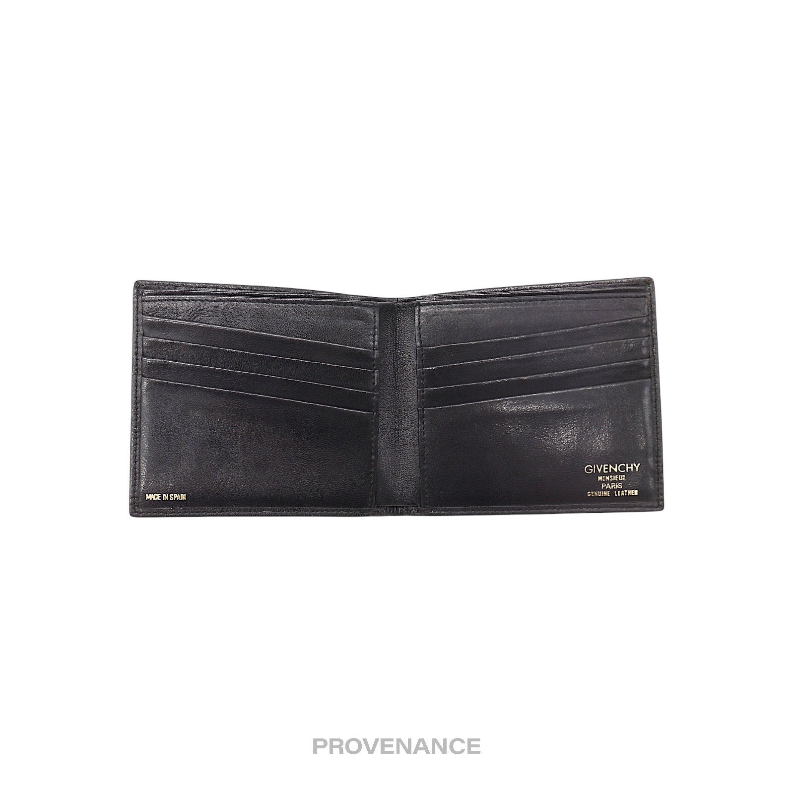 Givenchy 4G Logo 8CC Bifold Wallet - Monsieur Black Leather - 5
