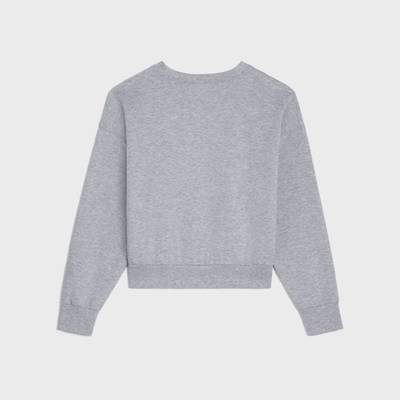 CELINE loose Celine Paris sweatshirt in cotton and cashmere outlook