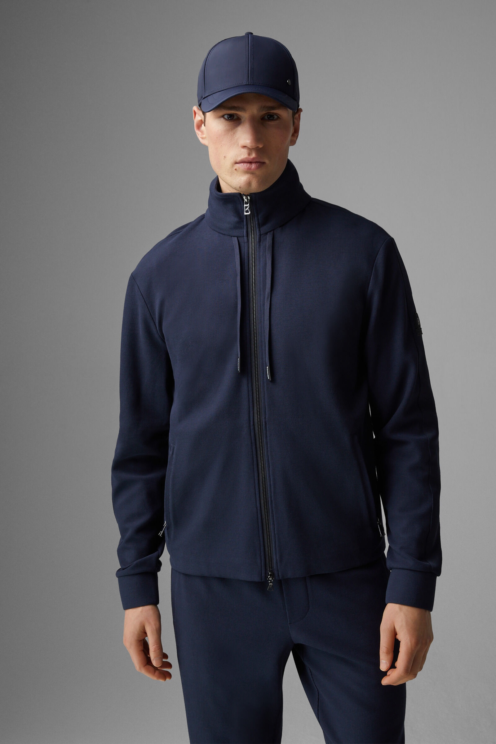 Joshi Sweatshirt jacket in Navy blue - 2