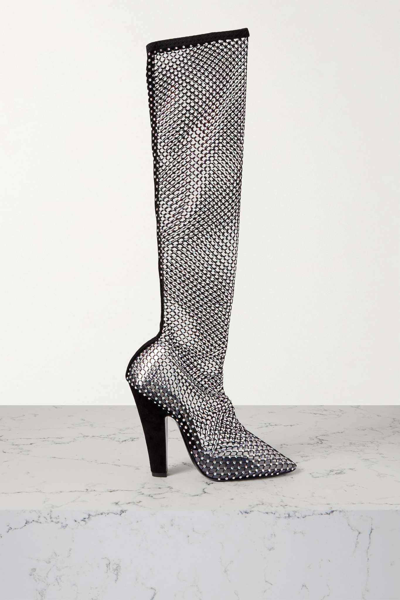 Saint laurent swarovski boots deals