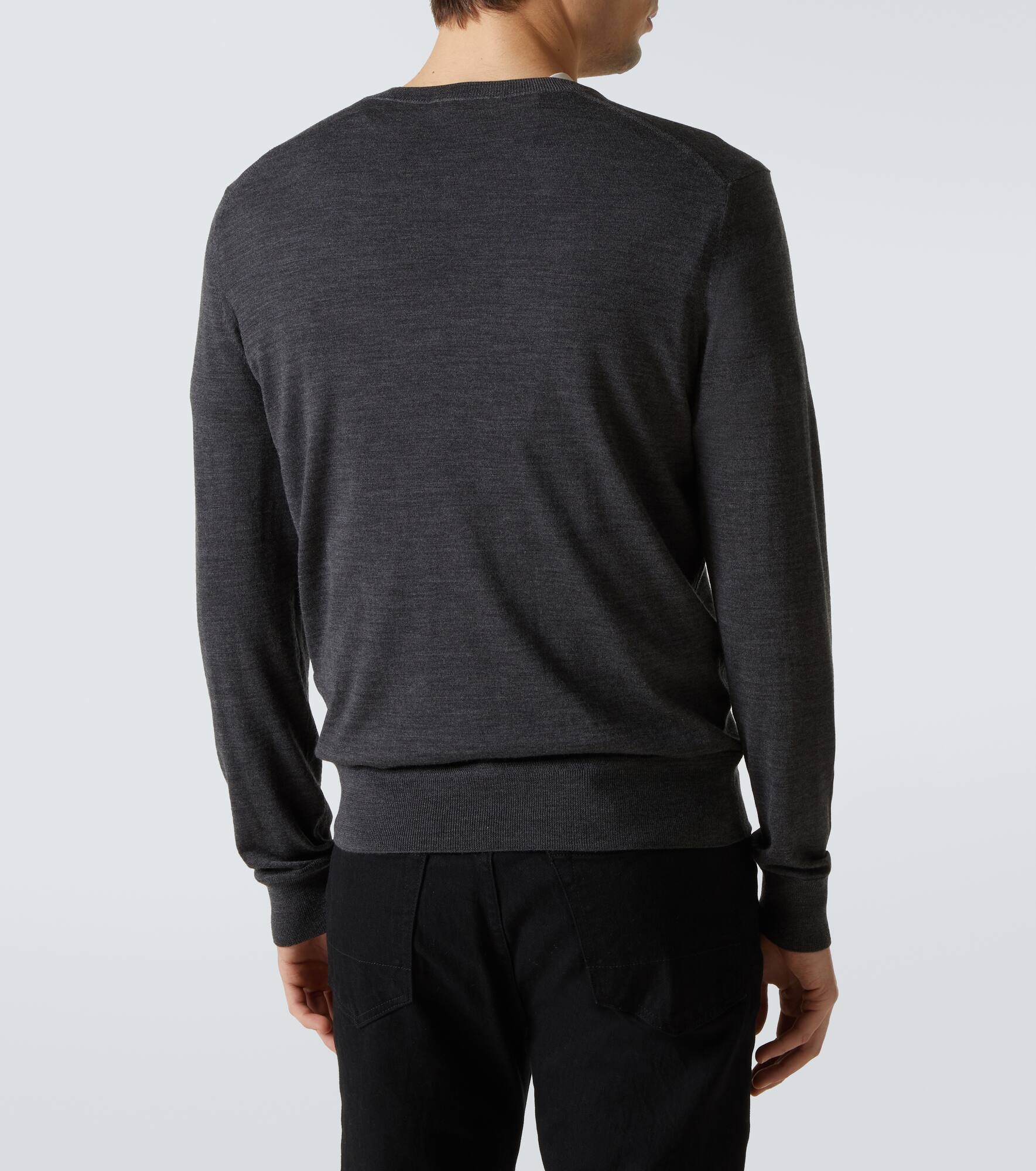 Wool polo sweater - 4