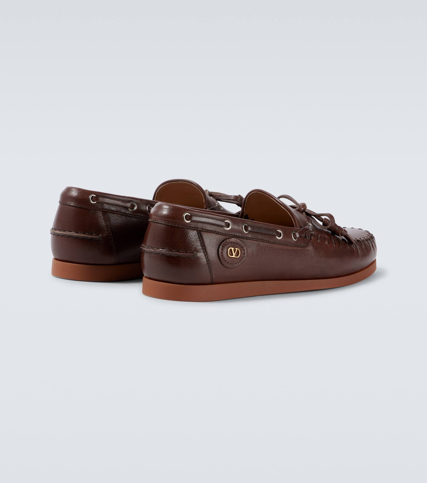 Palm Avenue leather boat shoes - 6