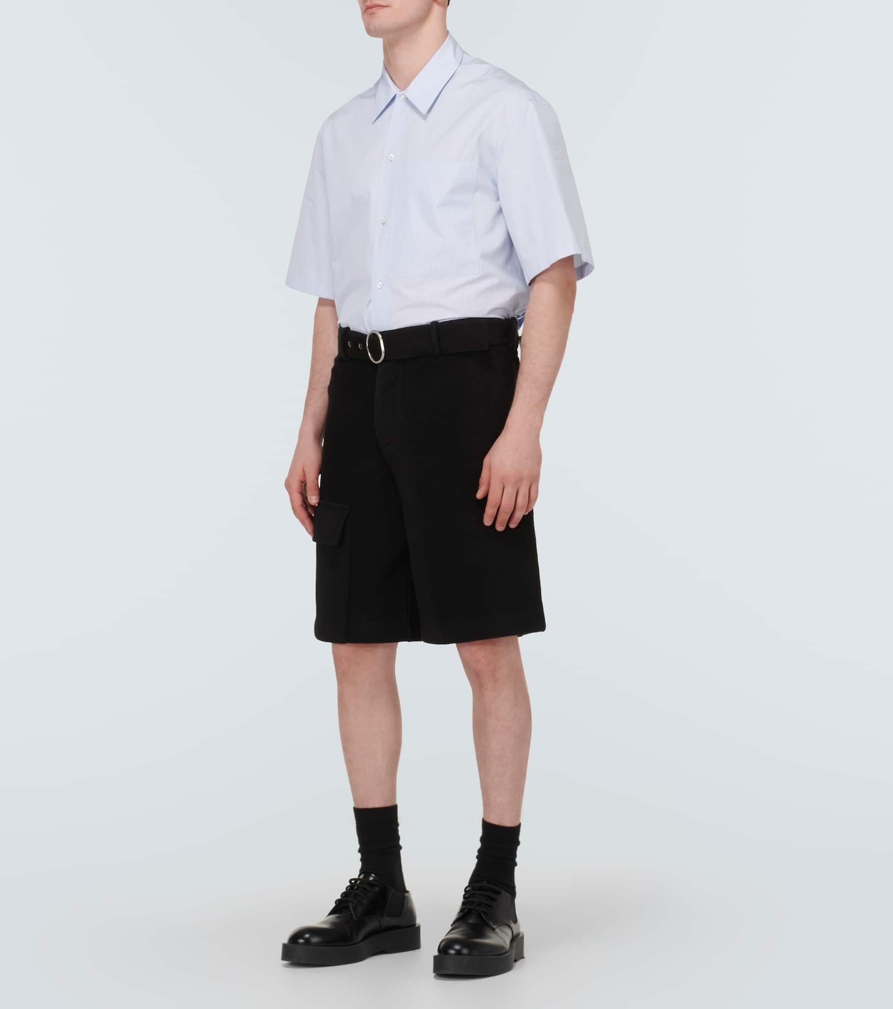 Crochet low-rise cotton-blend shorts - 2