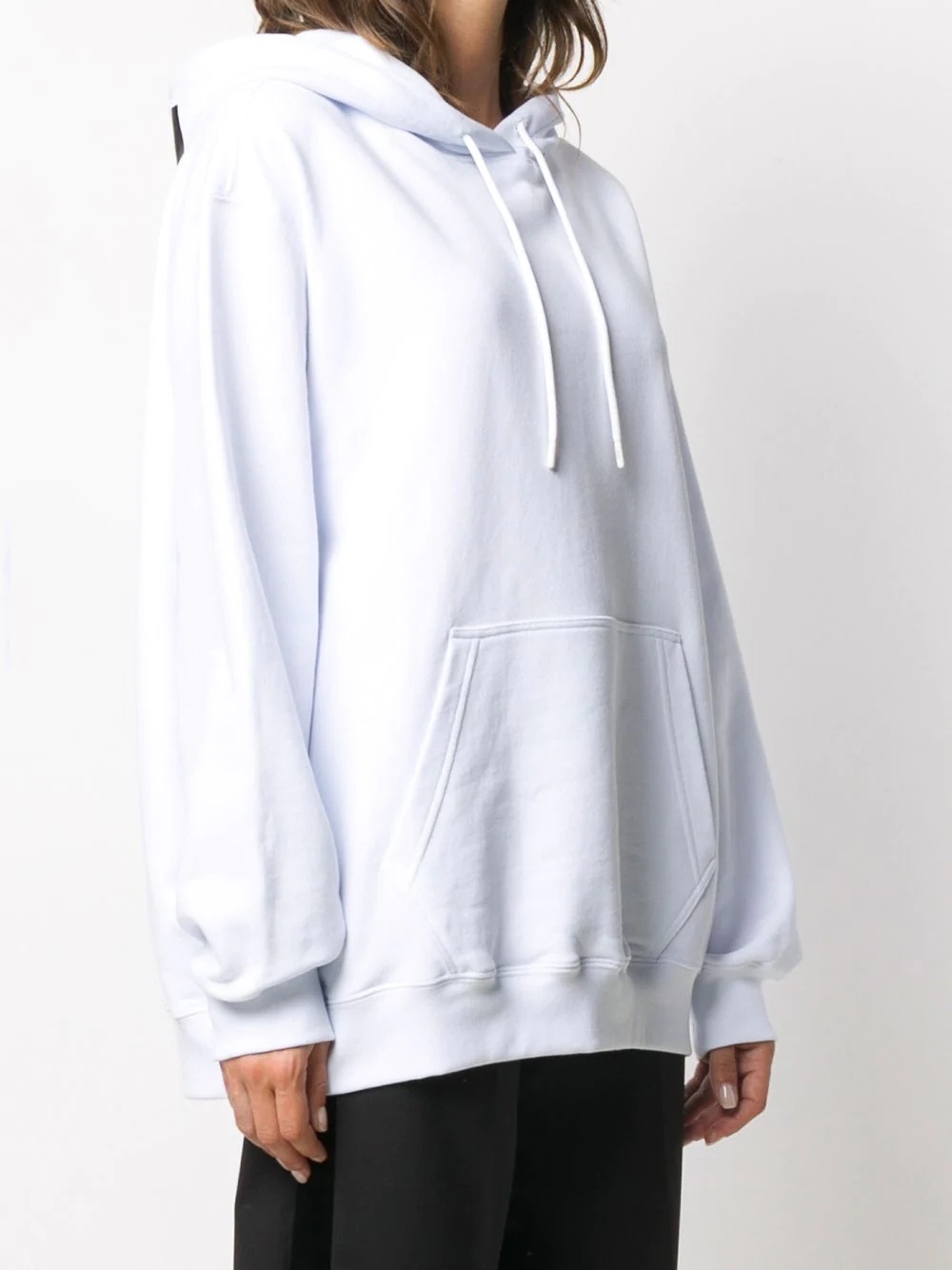 logo-print oversized hoodie - 4