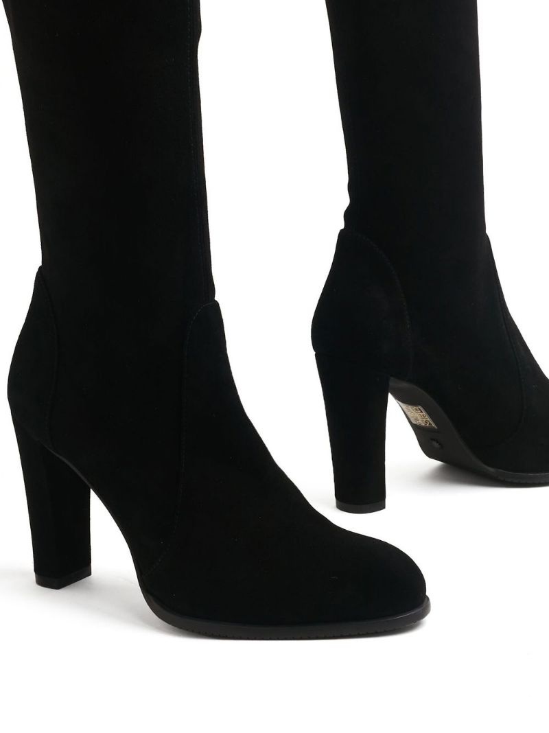 Tuart 105mm suede knee boots - 7