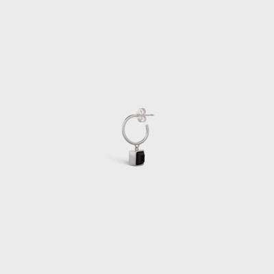 CELINE AIGUISE EARRING IN STERLING SILVER AND ONYX outlook