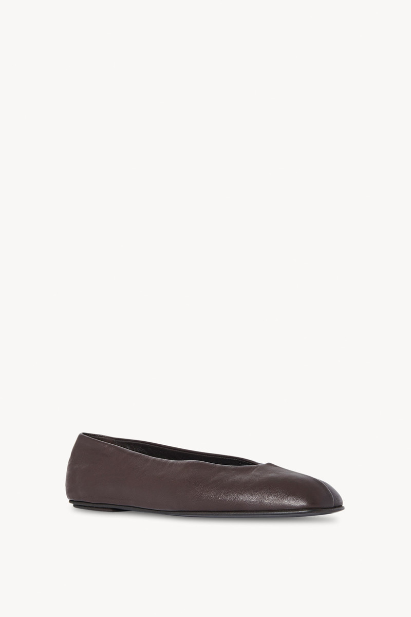 The Row Eva Two Shoe in Leather outlook
