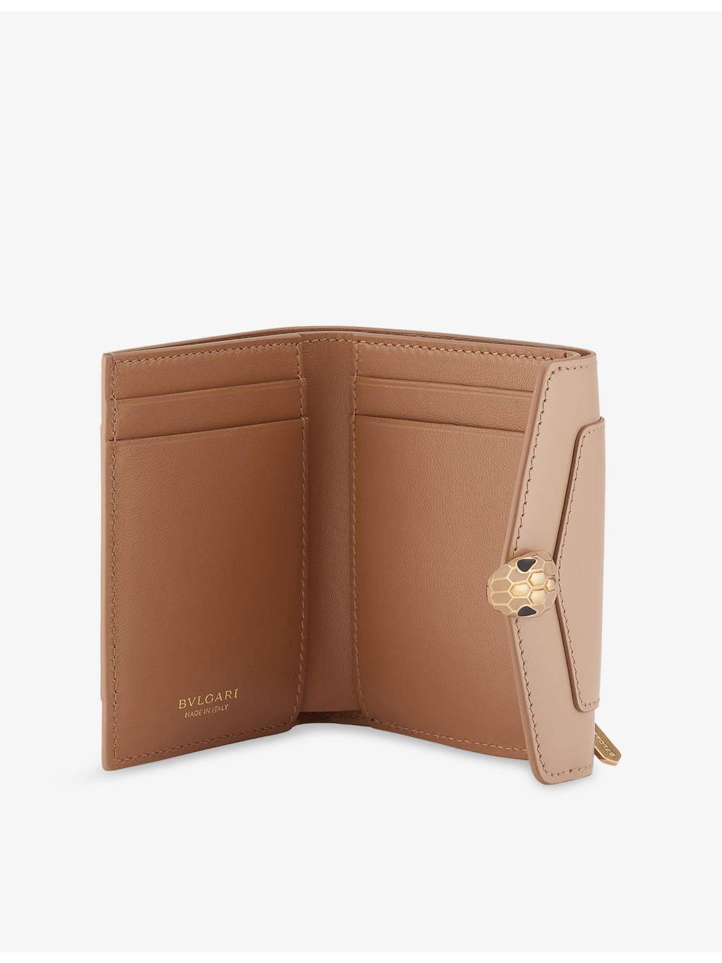 Serpenti Forever Compact Leather Wallet - 2