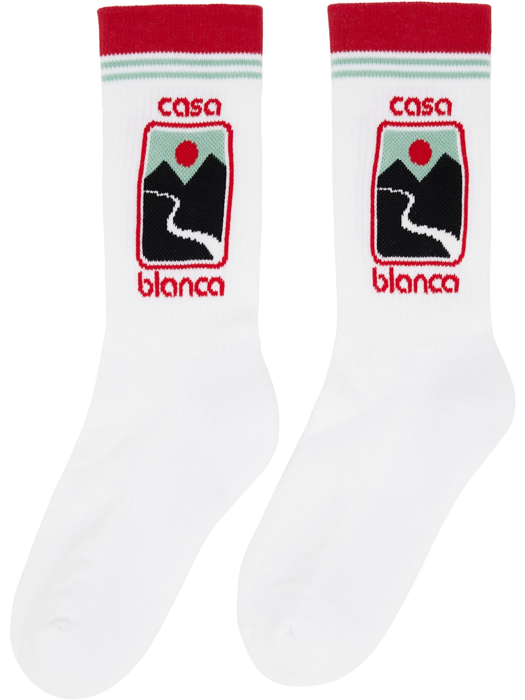 White Sunset Valley Socks - 2