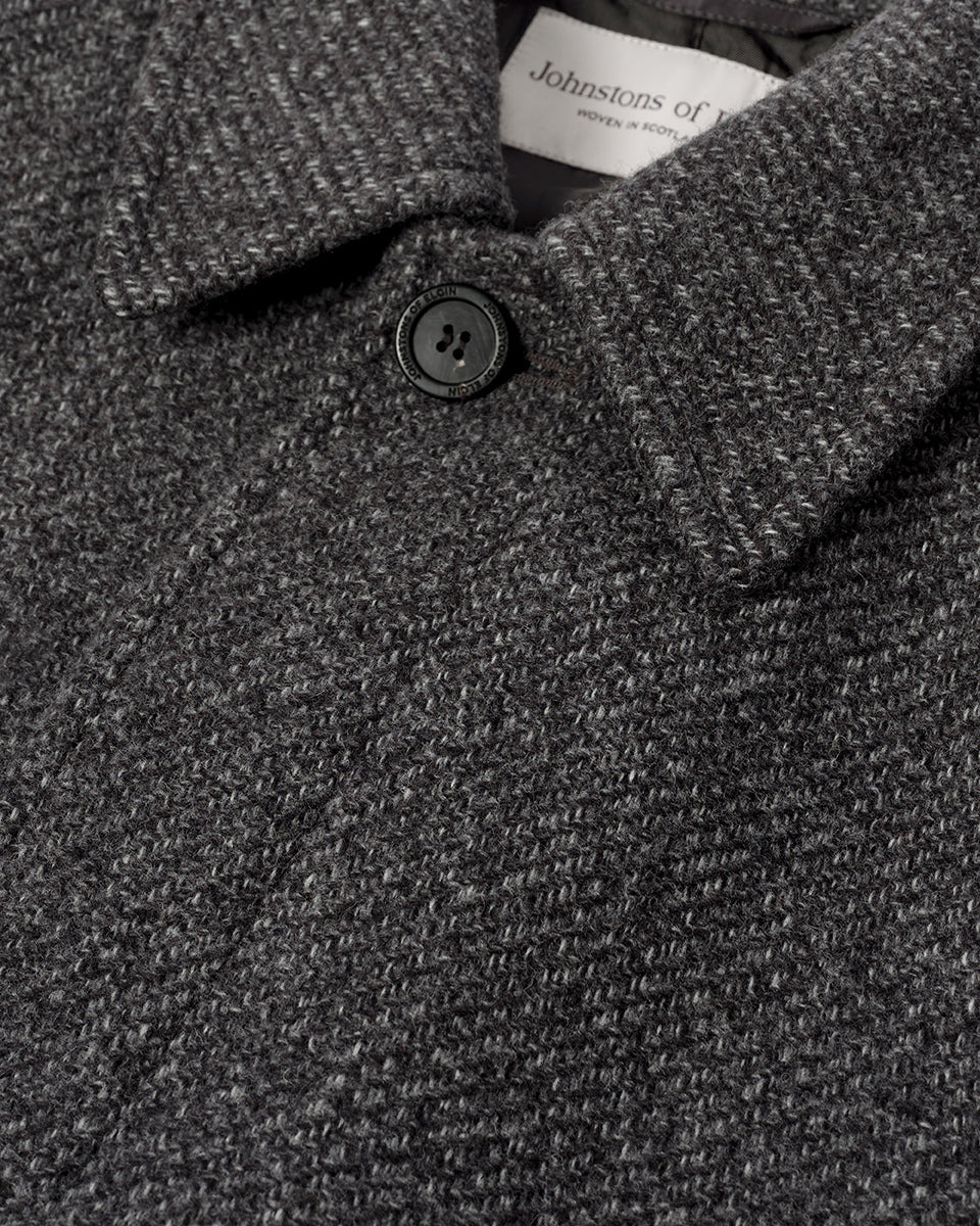 Wool Grey Car Coat - 6