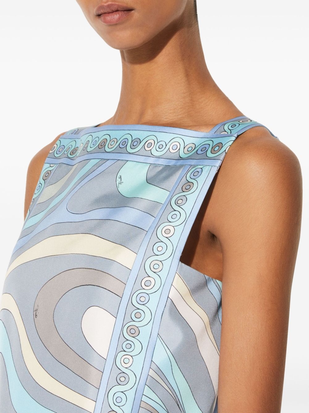 Marmo-print dress - 5