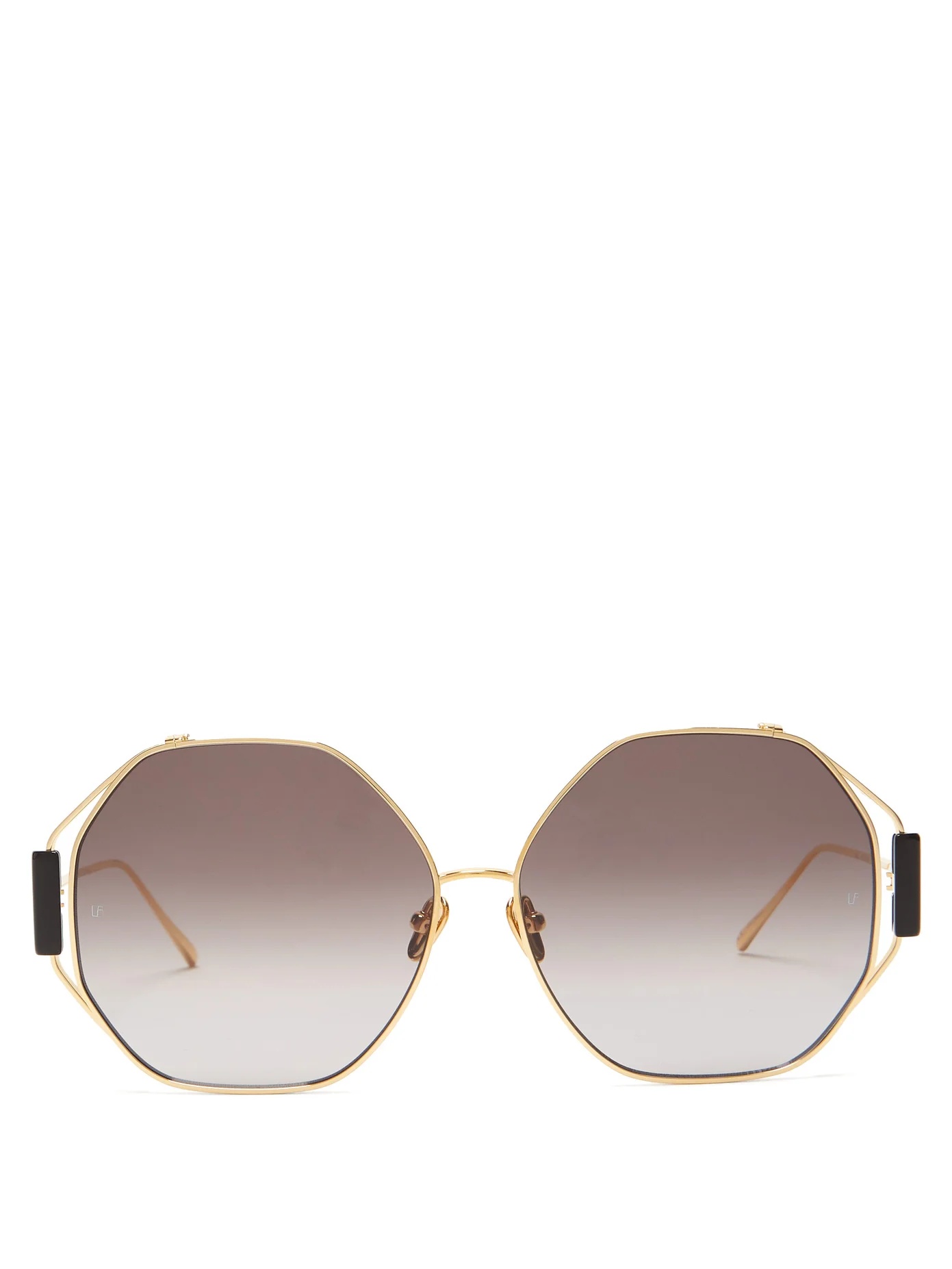 Marie oversized titanium sunglasses - 1