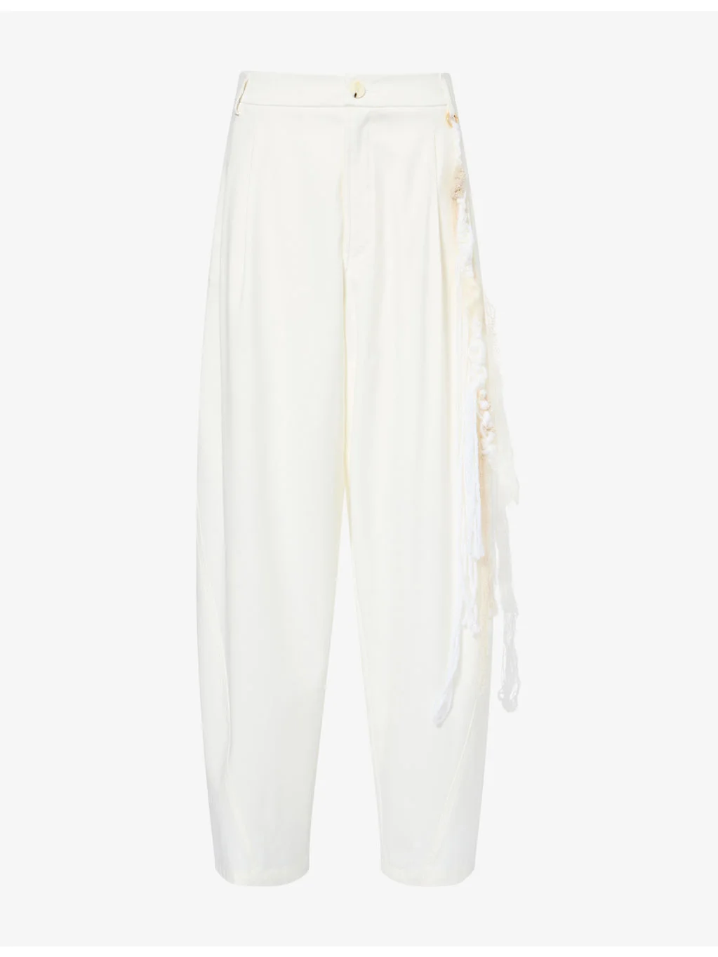 Phebe Wide-Leg Woven Trousers - 1