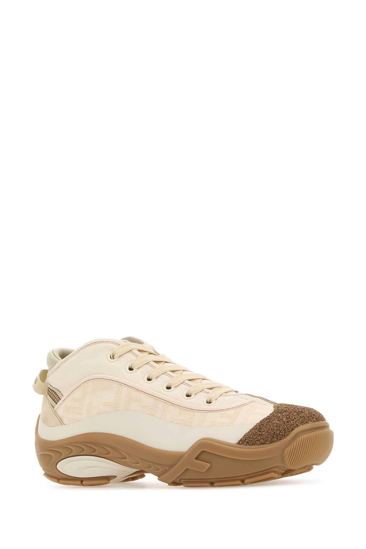 Fendi Men Multicolor Fabric Fendi Lab Sneakers - 2