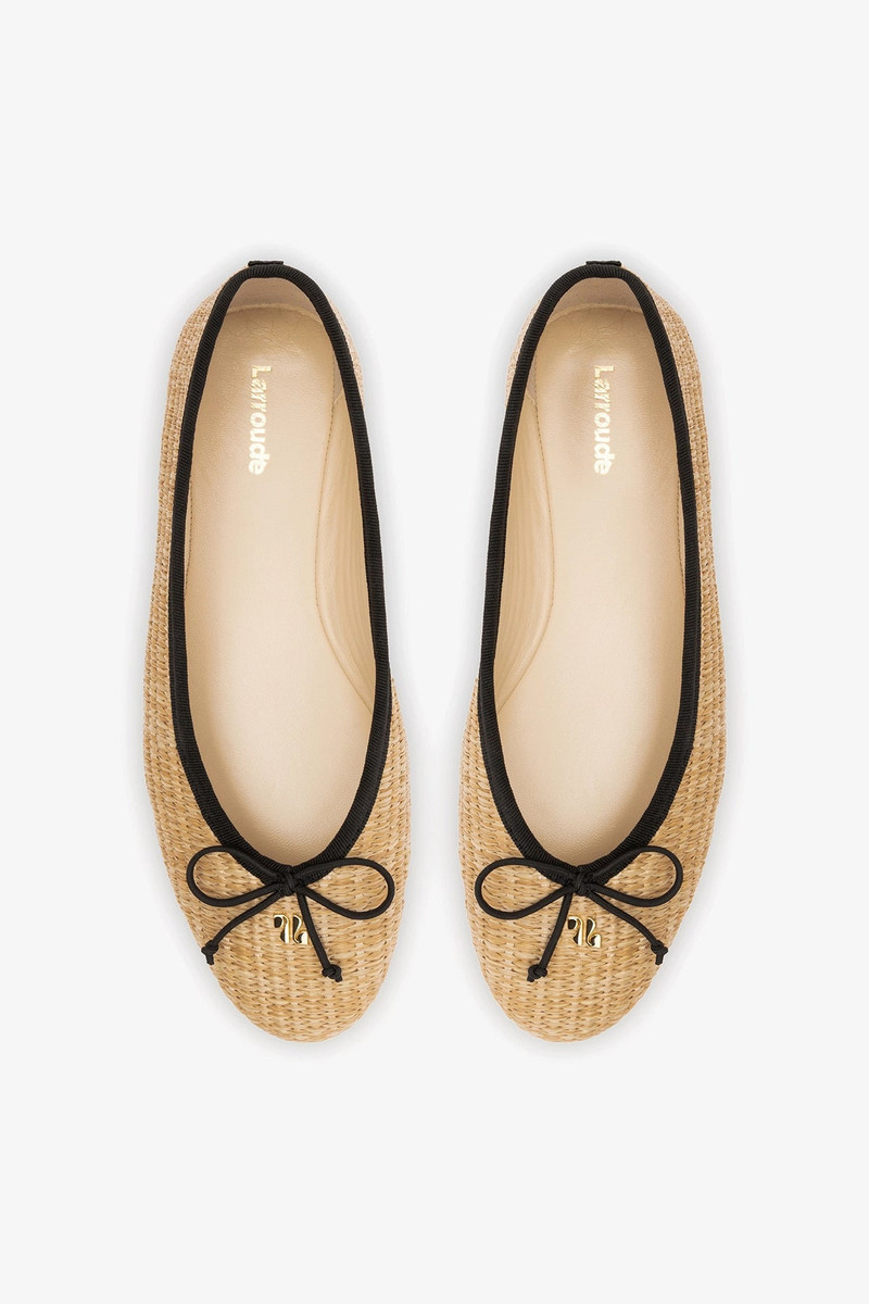 Pavlova Ballet Flat Natural Raffia 6