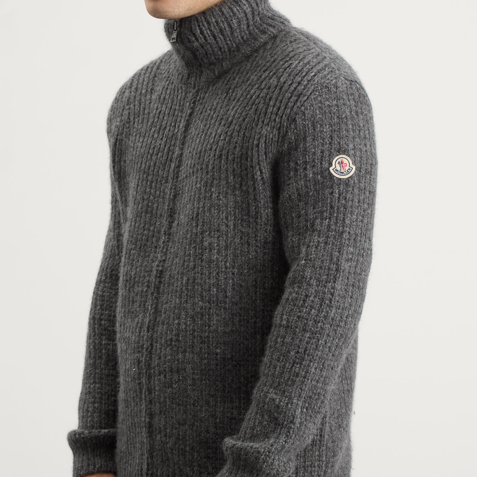 Moncler Alpaca Wool Zip Jumper - 5