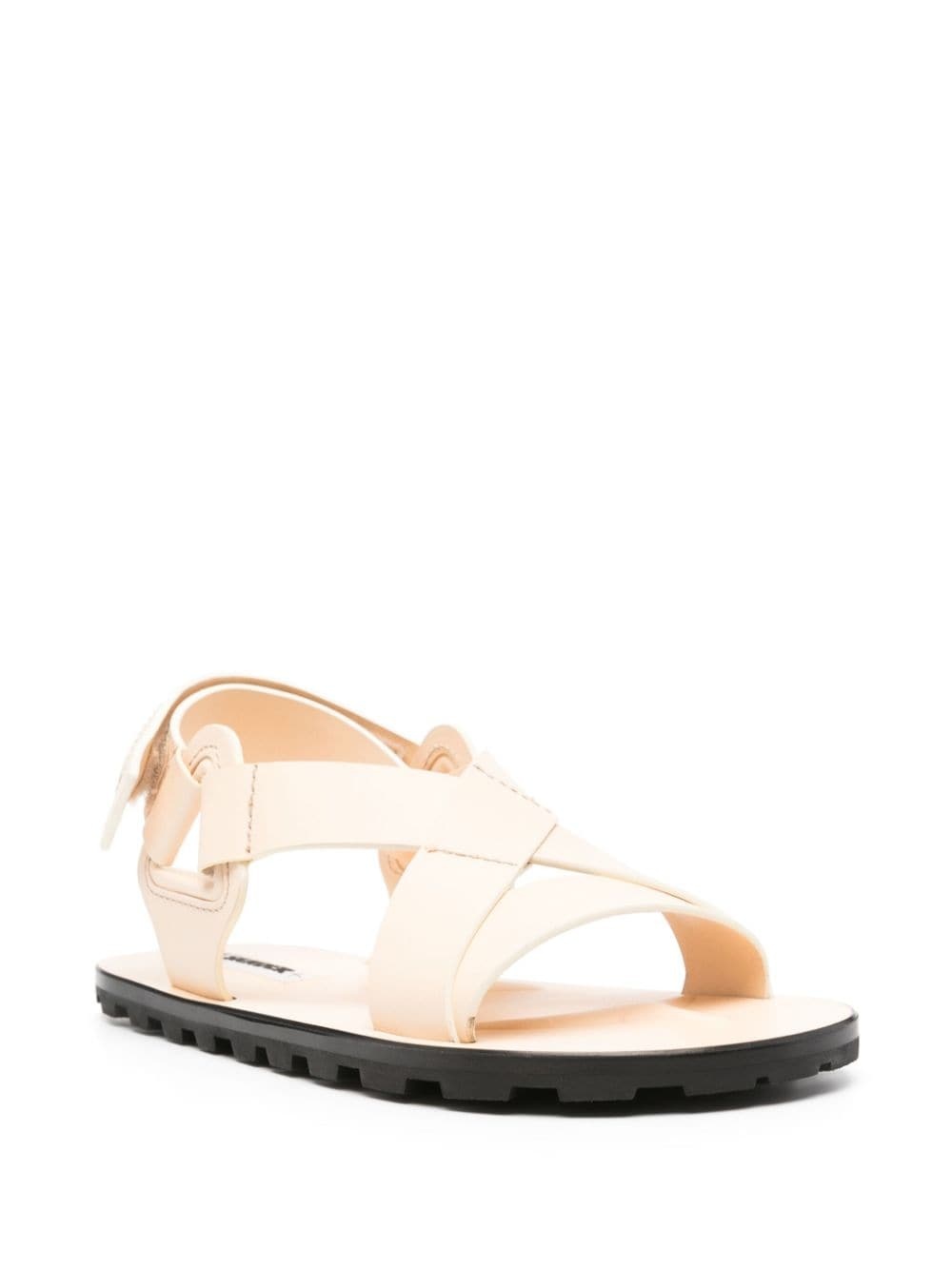 multi-strap leather sandals - 2