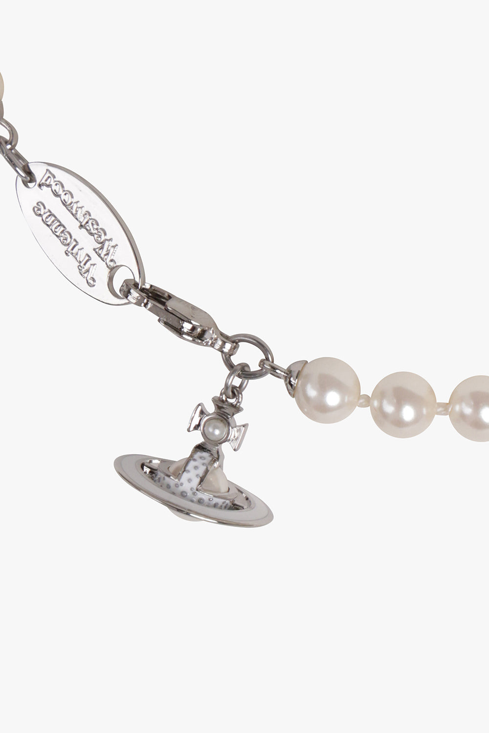 SIMONETTA PEARL NECKLACE | SILVER/WHITE - 2