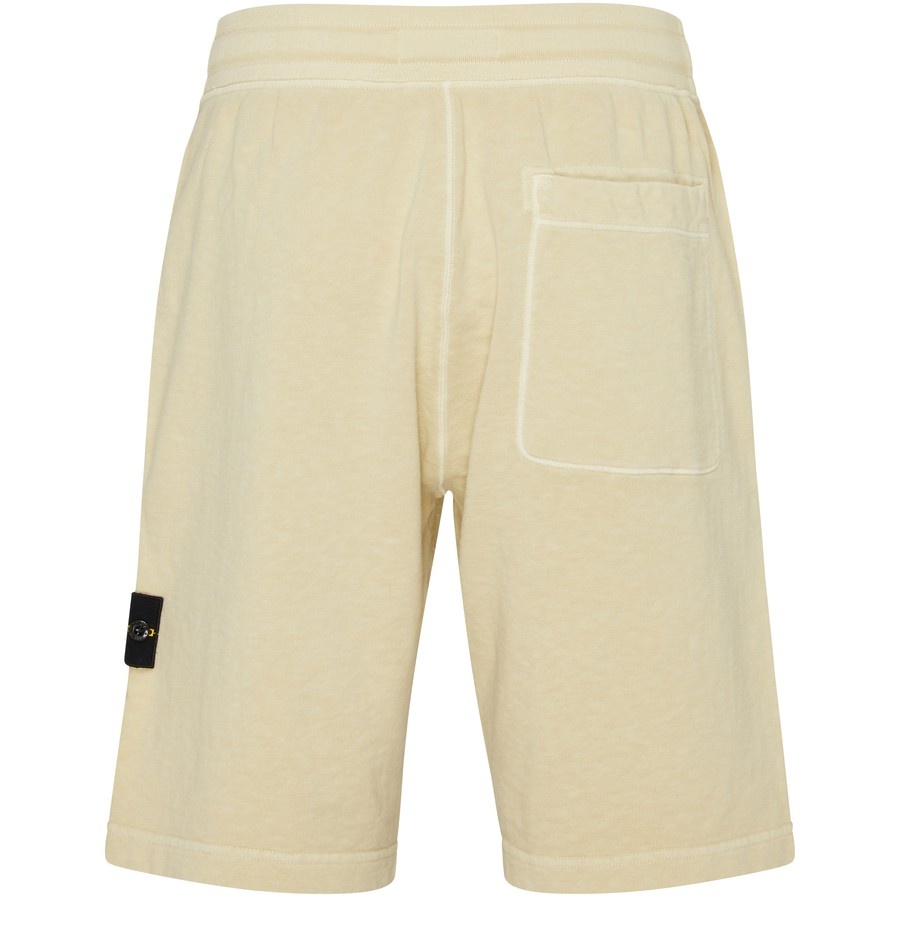 Fleece shorts with logo patch - 2