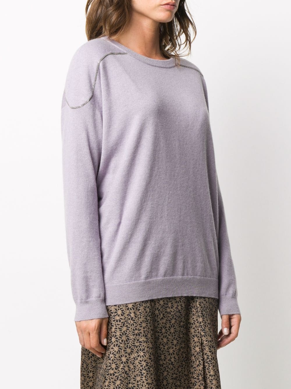 stud-embellished cashmere jumper - 3